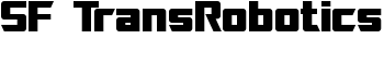 SF TransRobotics font