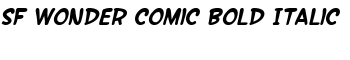 download SF Wonder Comic Bold Italic font