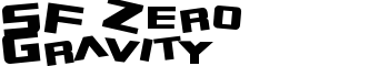 download SF Zero Gravity font