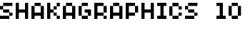 SHAKAGRAPHICS 10 font