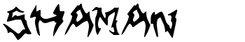 Shaman font