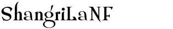 ShangriLaNF font