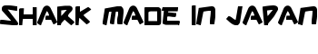 download Shark Made In Japan font