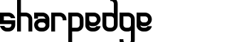 sharpedge font