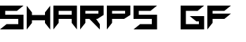 Sharps GF font