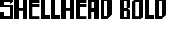 shellhead Bold font