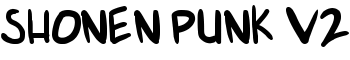 shonen punk v2 font