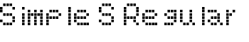 Simple S Regular font