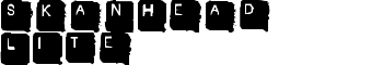 SkanHead  Lite font