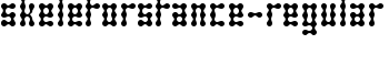 SkeletorStance-Regular font