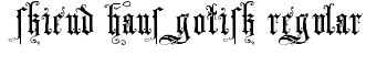 download Skjend Hans Gotisk Regular font