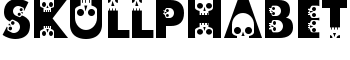 skullphabet font