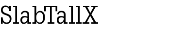 SlabTallX font