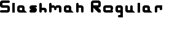 Slashman Regular font