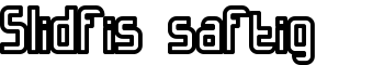 download Slidfis saftig font