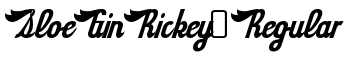 SloeGinRickey-Regular font