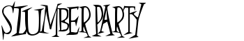 SlumberParty font