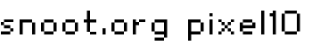 download snoot.org pixel10 font