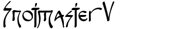 Snotmaster V font