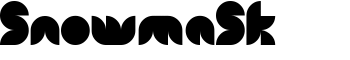 snowmask font