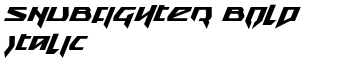 download Snubfighter Bold Italic font