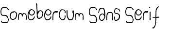 download Somebercum Sans Serif font