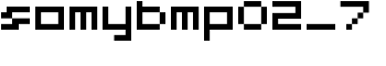 somybmp02_7 font