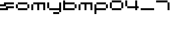 somybmp04_7 font