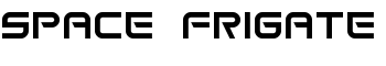 Space Frigate font