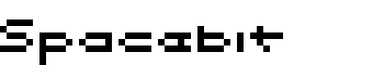 Spacebit font