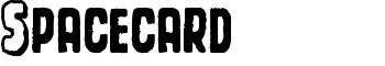 Spacecard font