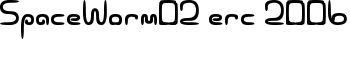 download SpaceWorm02 erc 2006 font