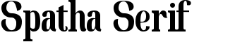 download Spatha Serif font