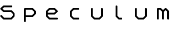 Speculum font