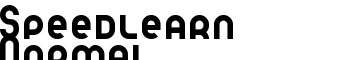 Speedlearn Normal font