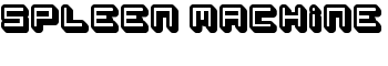 spleen machine font