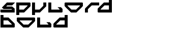 Spylord Bold font