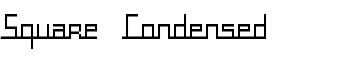 download Square Condensed font