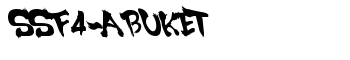 SSF4-ABUKET font