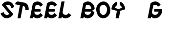 Steel Boy__G font