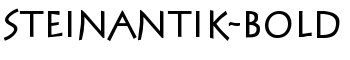 SteinAntik-Bold font