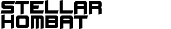 download Stellar Kombat font
