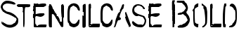 download Stencilcase Bold font