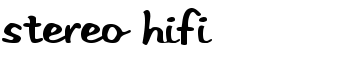 download Stereo Hifi font