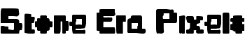 Stone Era Pixels font