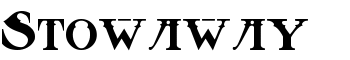 download Stowaway font
