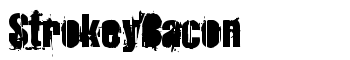 download StrokeyBacon font