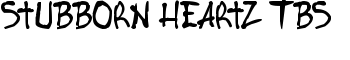 download Stubborn Heartz TBS font