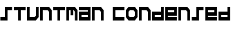 Stuntman Condensed font