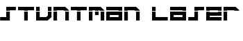 download Stuntman Laser font